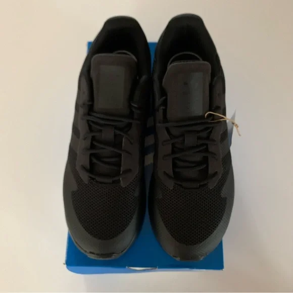 Adidas Kid’s Size 3 ZX 1K C Black Sneakers - Picture 2 of 8